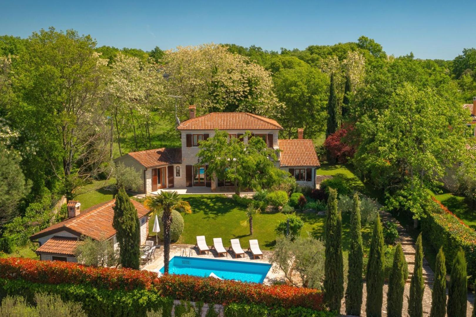 Rustic Villa Cehici With Pool In Sveti Lovrec Jehnici Kültér fotó